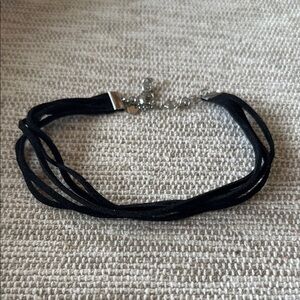 Express Black and Silver Multi-Strand Necklace
